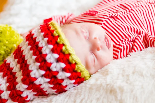 Newborn Christmas baby — Stock Photo, Image