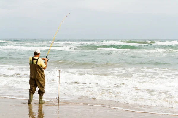 Pesca de playa — Foto de Stock