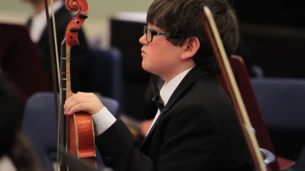 Orkiestra dzieci — Wideo stockowe