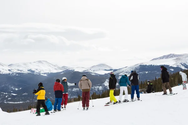 Skifahren — Stockfoto