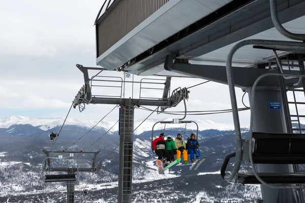 Skifahren — Stockfoto