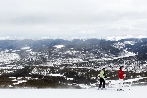 Skifahren — Stockfoto