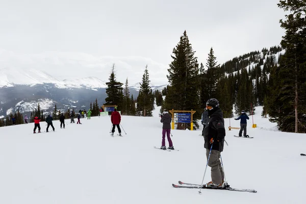 Skifahren — Stockfoto