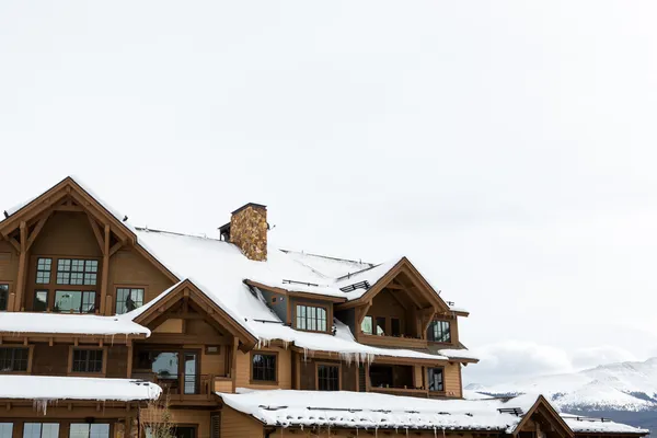 滑雪旅馆 — 图库照片