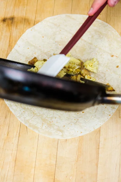 Frühstück Burrito — Stockfoto