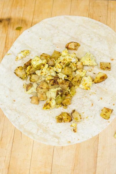 Frukost burrito — Stockfoto