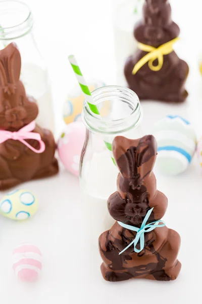 Chocolate bunnies — Stock Photo, Image