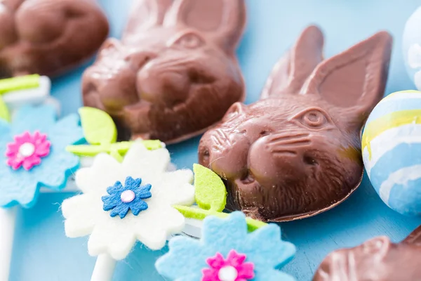 Chocolate bunnies — Stock Photo, Image