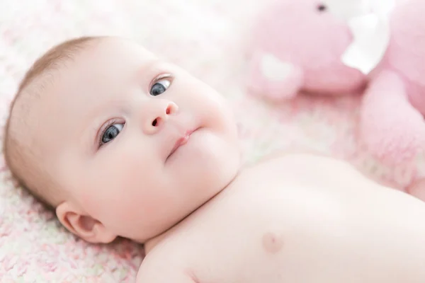 Infant baby girl — Stock Photo, Image