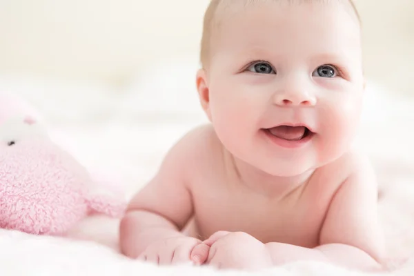 Infant baby girl — Stock Photo, Image