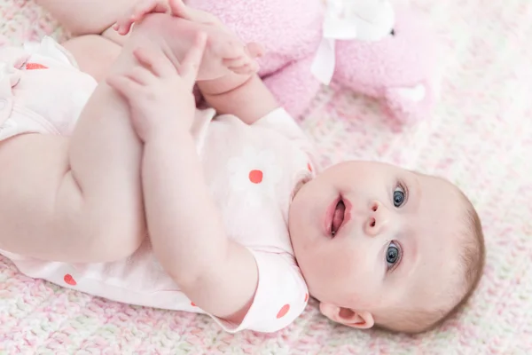 Infant baby girl — Stock Photo, Image