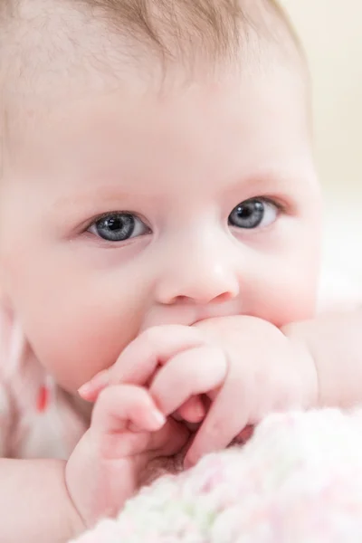 Infant baby girl — Stock Photo, Image