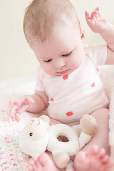 Bambino neonato ragazza — Foto Stock