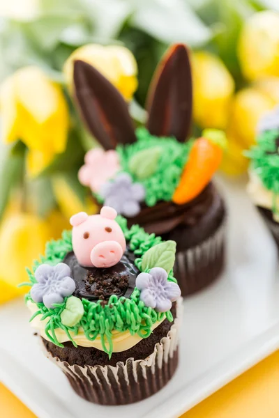 Paascupcakes — Stockfoto