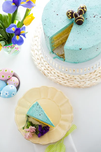 Robins egg cake — Stock Photo, Image