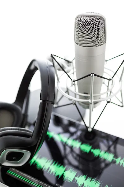 Podcasting — Stockfoto