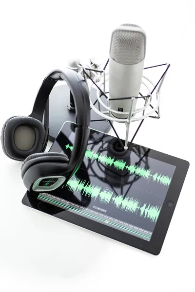 Podcasting — Stok Foto