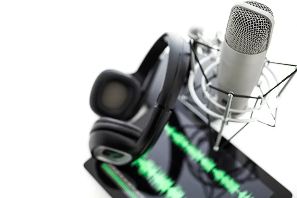 Podcasting — Stockfoto