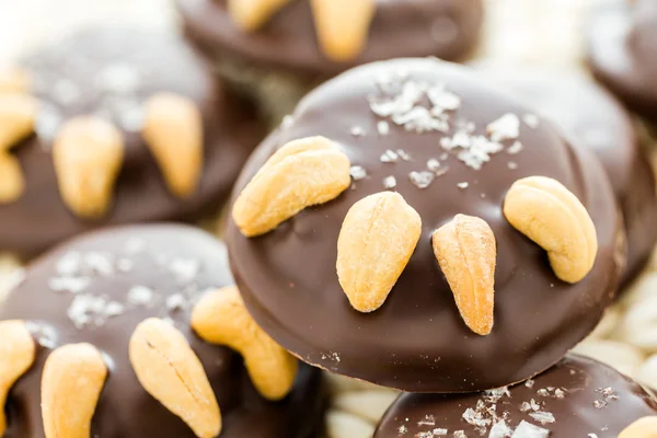 Caramel Cashew Panther Paws — Stock Photo, Image