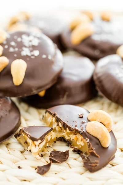 Caramel Cashew Panther Paws — Stock Photo, Image