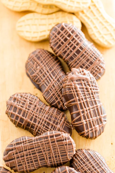 Čokoládové kryté Magorésové butters — Stock fotografie
