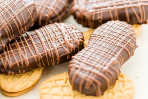 Schokoladenüberzogene Nutter-Butter — Stockfoto