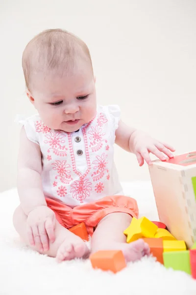 Bebé niña — Foto de Stock