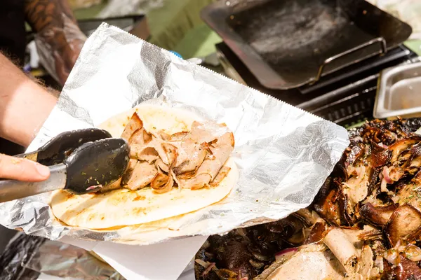 Greek gyro — Stock Photo, Image