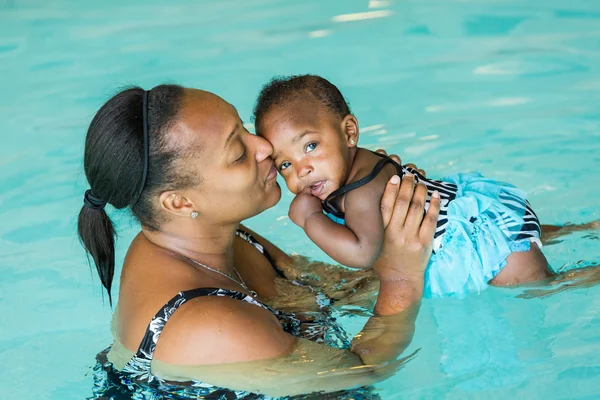 Swimming lesson — Stock Photo, Image