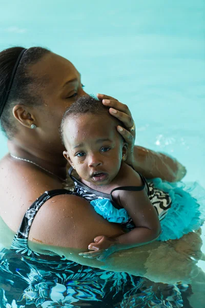 Swimming lesson — Stock Photo, Image