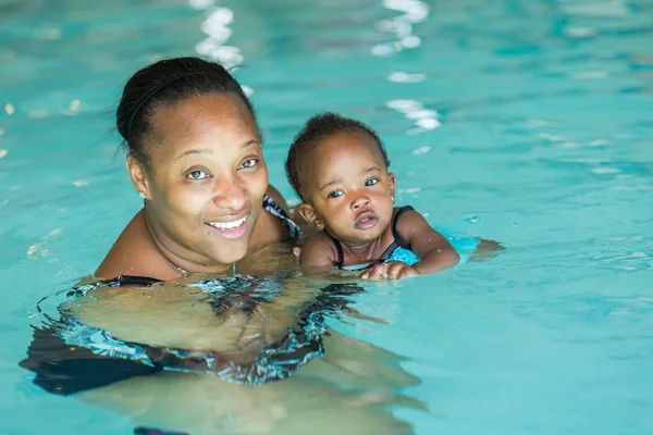 Lekce plavání — Stock fotografie