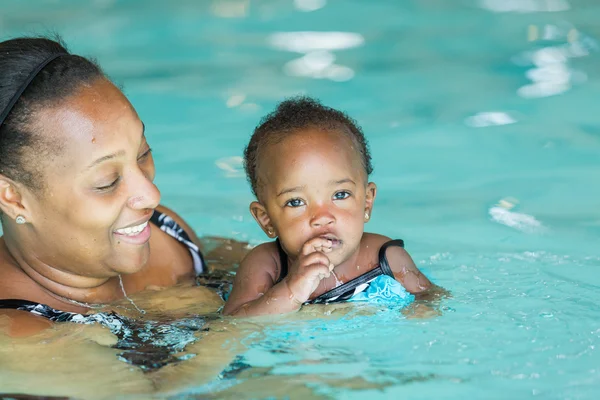 Swimming lesson — Stock Photo, Image