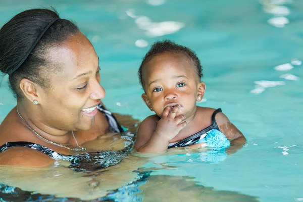 Swimming lesson — Stock Photo, Image