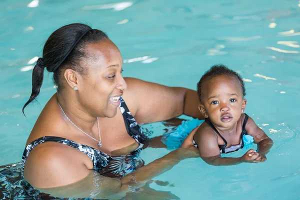 Swimming lesson — Stock Photo, Image