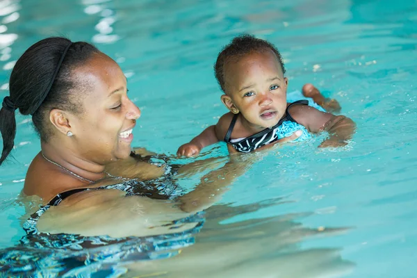 Swimming lesson — Stock Photo, Image