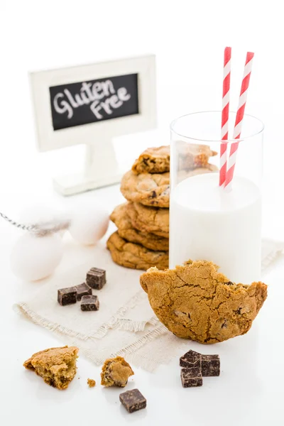 チョコレート固まりのクッキー — ストック写真