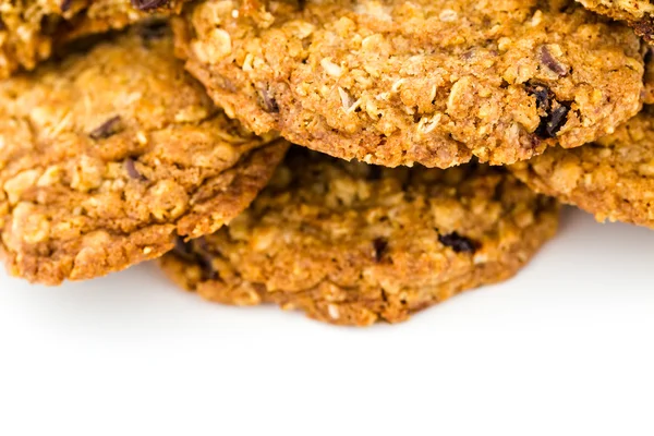 Cherry chocolate oatmeal cookies — Stock Photo, Image