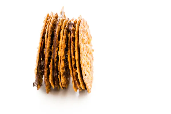 Galletas de encaje de almendras — Foto de Stock