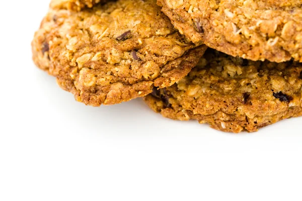 Cherry chocolate oatmeal cookies — Stock Photo, Image