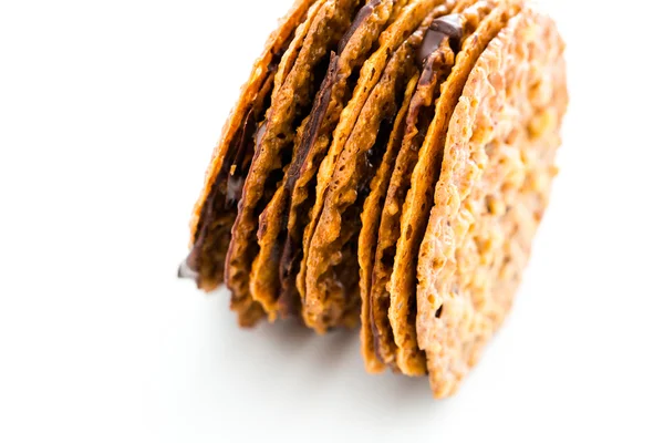 Galletas de encaje de almendras — Foto de Stock