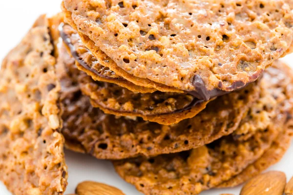 Galletas de encaje de almendras —  Fotos de Stock