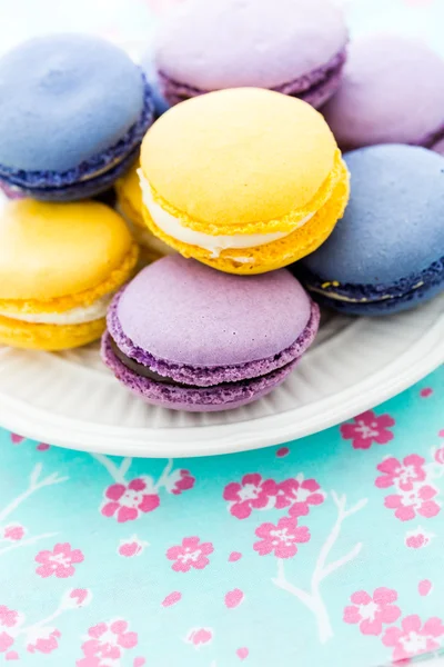 Francouzské macarons — Stock fotografie