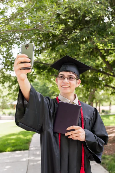 High school graduate selfie — Stock Photo, Image