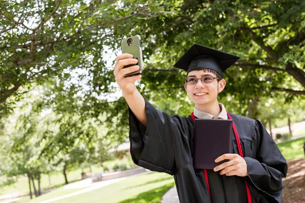 High school graduate selfie — Stock Photo, Image