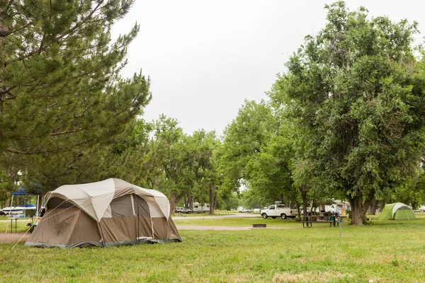 RV camping — Stock Photo, Image