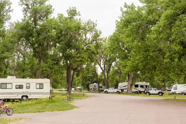 RV camping — Stock Photo, Image