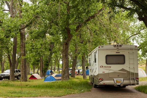 RV camping — Stock Photo, Image