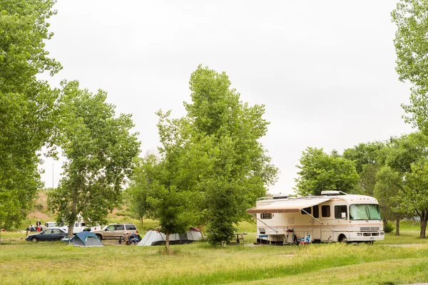 RV Camping —  Fotos de Stock