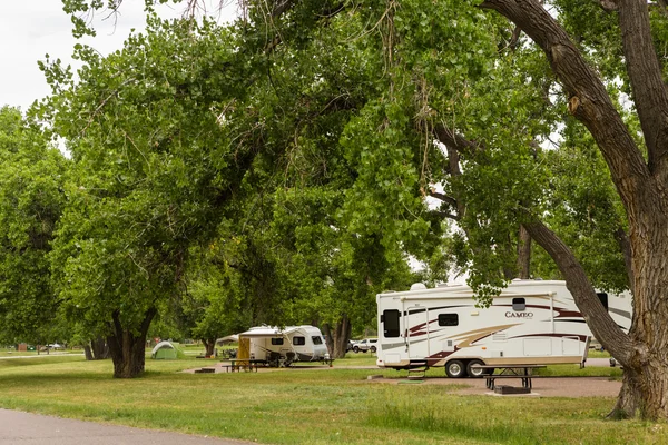 Camping RV — Fotografia de Stock