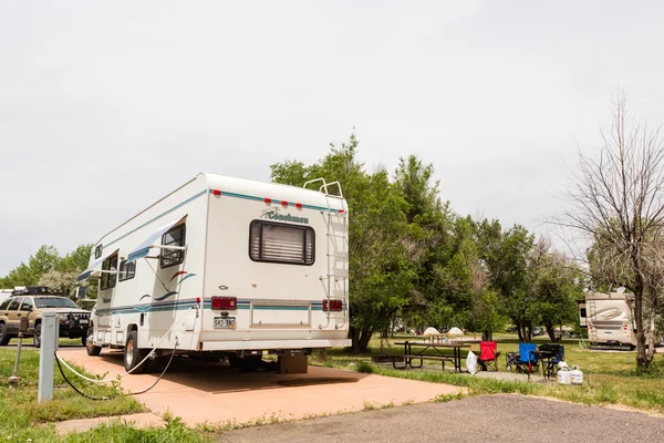 RV camping — Stock Photo, Image